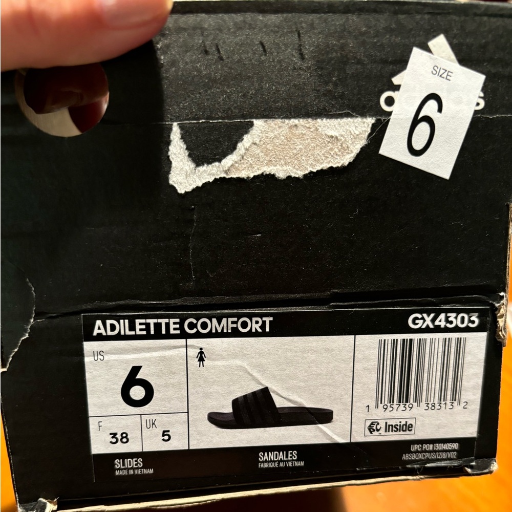 Adidas Adilette Comfort Slides - Picture 12 of 16